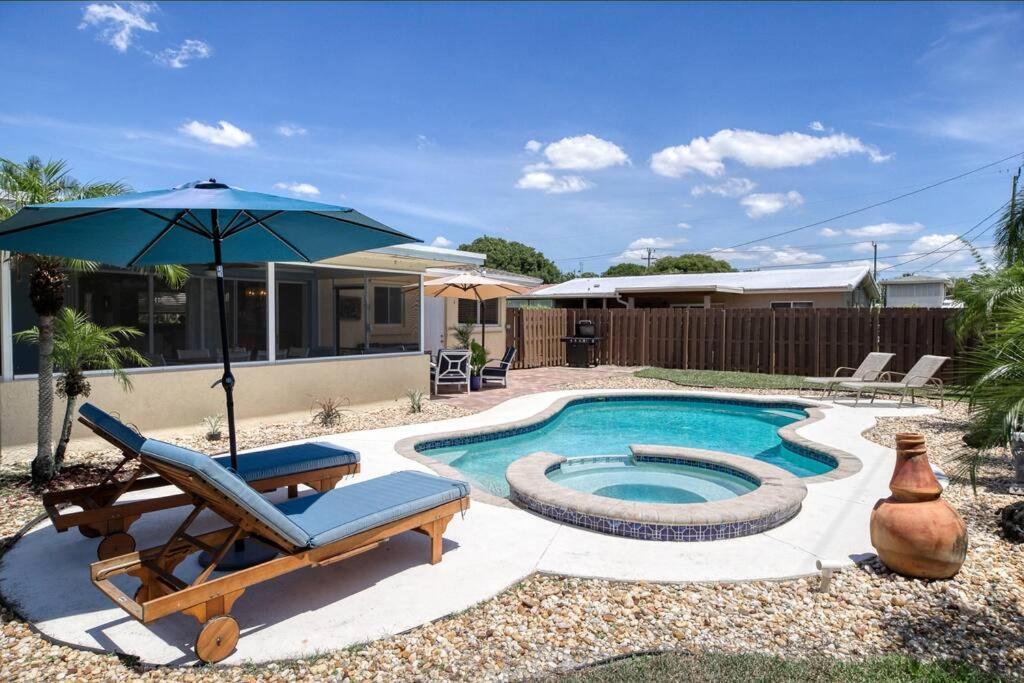 Paradise 4 Min To The Beach With Private Heated Pool Deerfield Beach Buitenkant foto