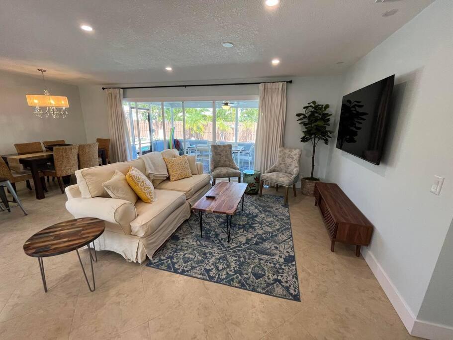 Paradise 4 Min To The Beach With Private Heated Pool Deerfield Beach Buitenkant foto