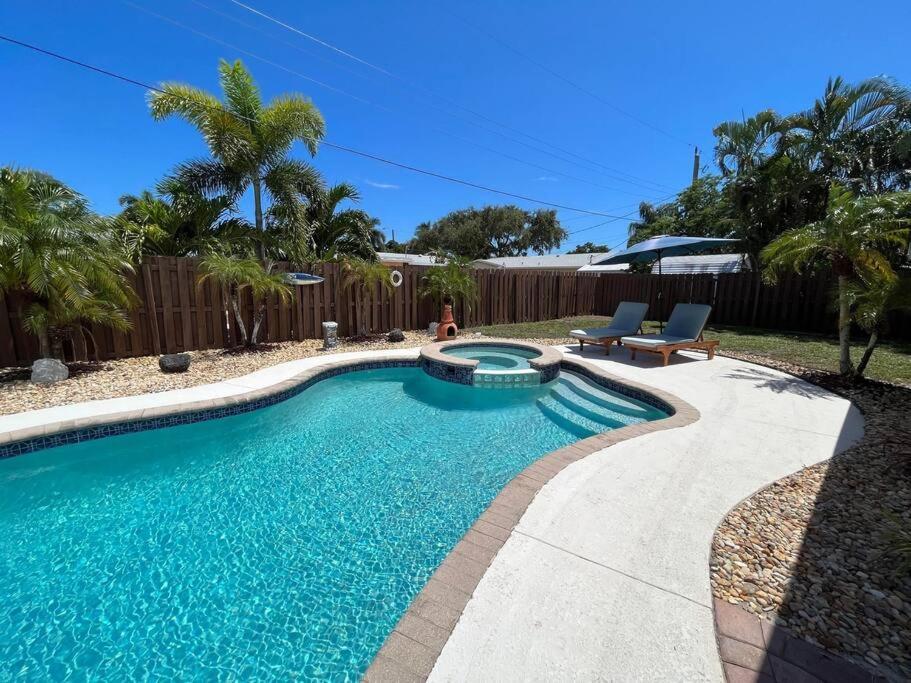Paradise 4 Min To The Beach With Private Heated Pool Deerfield Beach Buitenkant foto